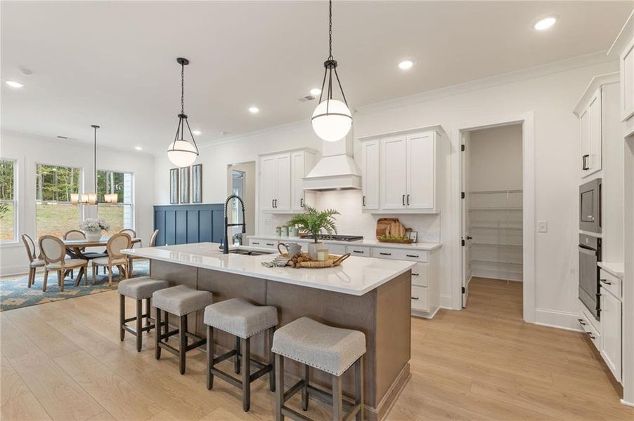 Furnished interior view inside a new home in The Reserve at Knollwood, Canton (Image 8).