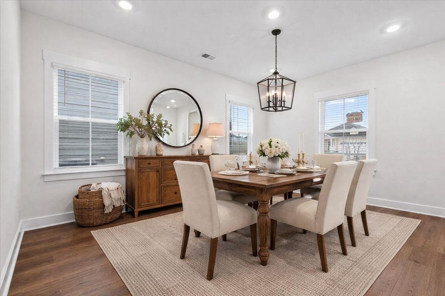 Furnished interior view inside a new home in The Coves at Lakes of Cane Bay, Summerville (Image 11).