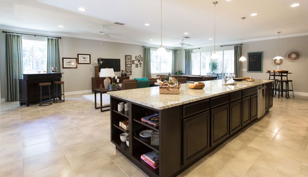 Representative furnished interior of a home built from the Sienna by Maronda Homes in Winding River, St. Marys (Image 3).
