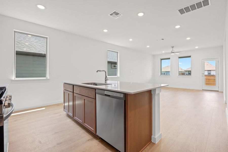 Furnished interior view inside a new home in Prairie Winds, Hutto (Image 9).