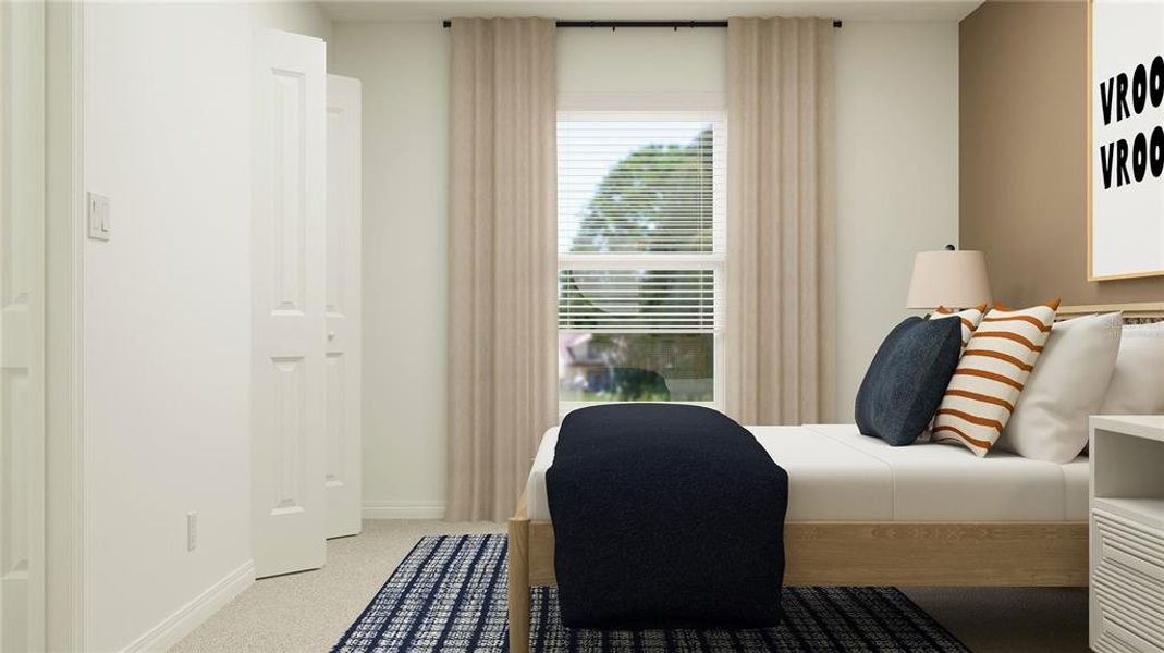 Furnished interior view inside a new home in Ranches at Lake Mcleod, Eagle Lake (Image 16).