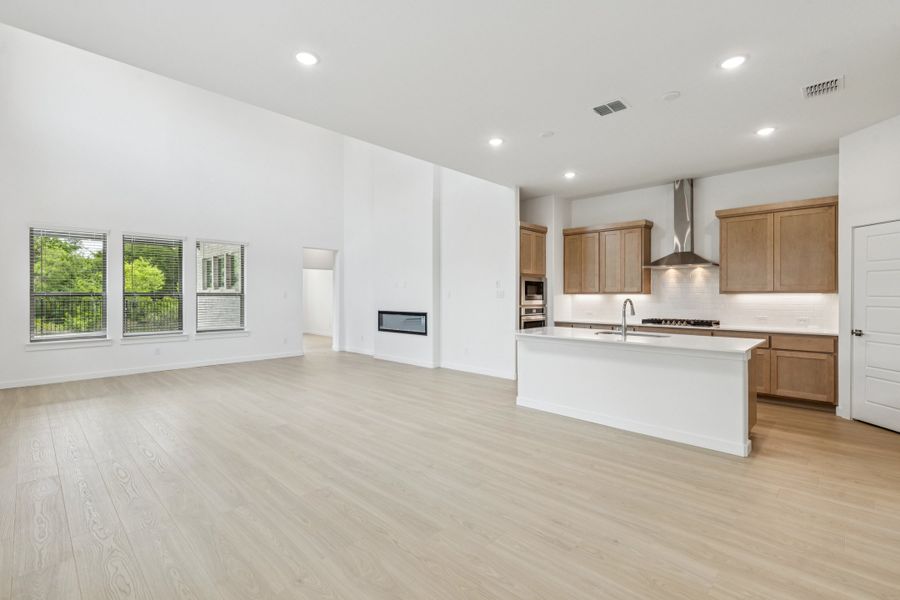 Open Floor Plan in the Da Vinci II home plan by Trophy Signature Homes – REPRESENTATIVE PHOTO Open Floor Plan in the Da Vinci II home plan by Trophy Signature Homes – REPRESENTATIVE PHOTO