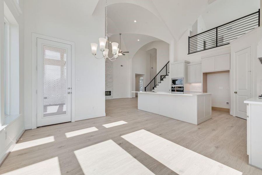 Furnished interior view inside a new home in Park Trails, Forney (Image 11).