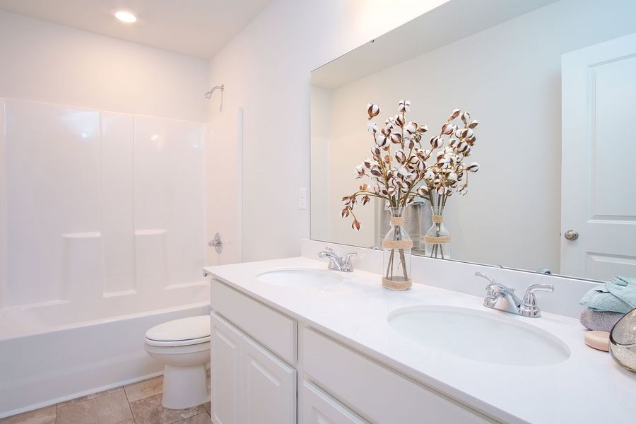 Representative furnished interior of a home built from the Kershaw - Genesis Value Collection by Mungo Homes in Bluefield, Lexington (Image 11).
