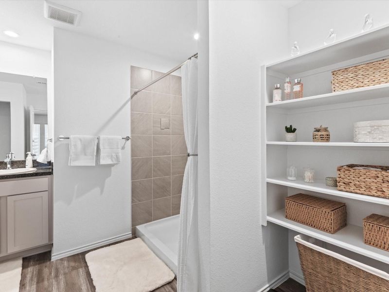 Primary Bathroom with walk-in shower