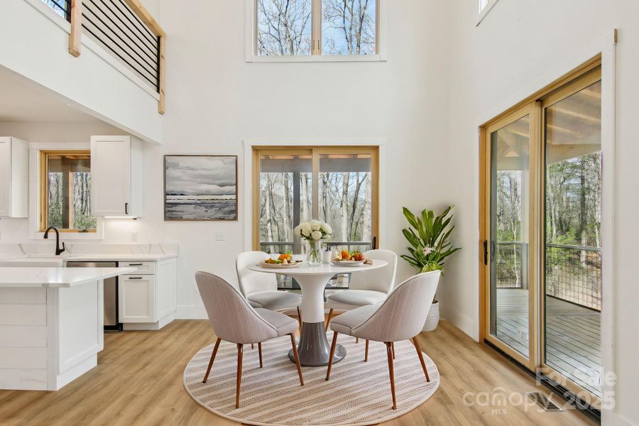 Furnished interior view inside a new home in , Lake Toxaway (Image 11). Furnished interior view inside a new home in , Lake Toxaway (Image 11).