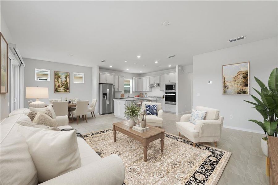 Furnished interior view inside a new home in , St. Cloud (Image 12).