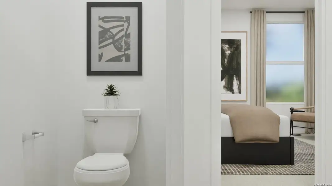 Furnished interior view inside a new home in Brookmill, San Antonio (Image 10).