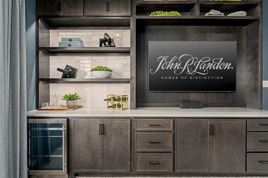 Representative furnished interior of a home built from the Hawthorne by Landon Homes in Lexington Frisco, Frisco (Image 15).
