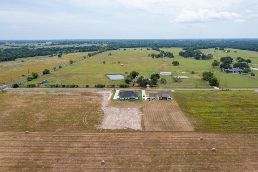 View of rural area with a pastoral area