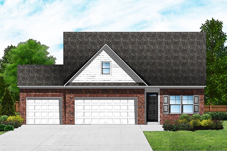 Elevation A4 - 3rd Car Garage