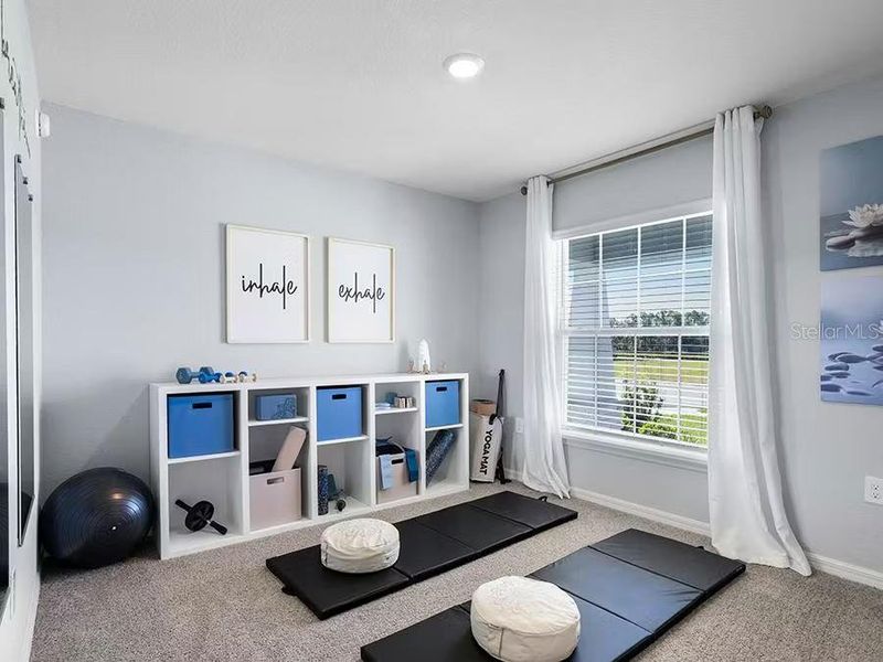 Furnished interior view inside a new home in Aviary at Rutland Ranch, Parrish (Image 11).