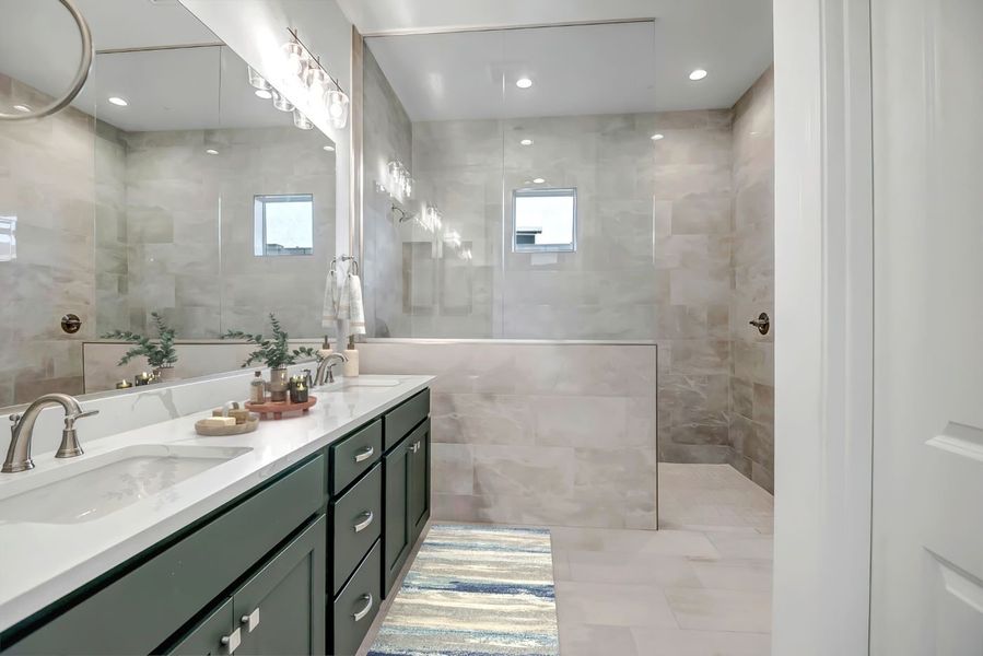 Furnished interior view inside a new home in Horizon at The Dells, Prescott (Image 25). Furnished interior view inside a new home in Horizon at The Dells, Prescott (Image 25).