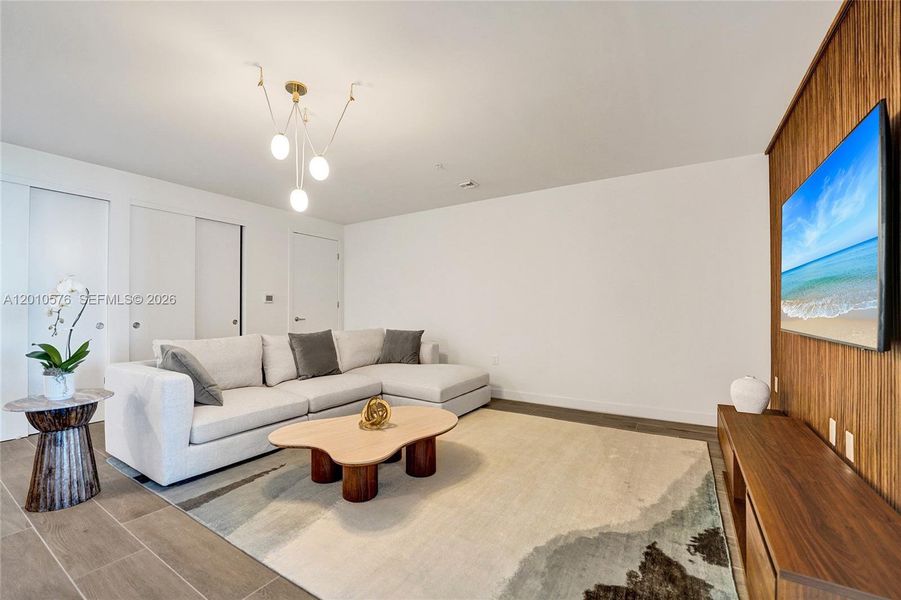 Furnished interior view inside a new home in , Pompano Beach (Image 13).
