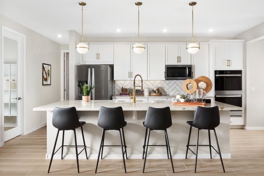 Representative furnished interior of a home built from the Shiloh by Beazer Homes in Acacia Foothills at Estrella: Acacia Foothills II, Goodyear (Image 5).