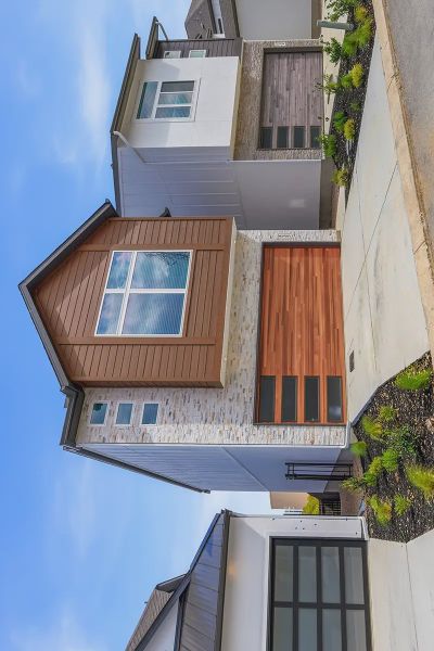 Representative exterior details of a home built from the Calypso by Chesmar Homes in Centero at Stone Oak, San Antonio (Image 3).