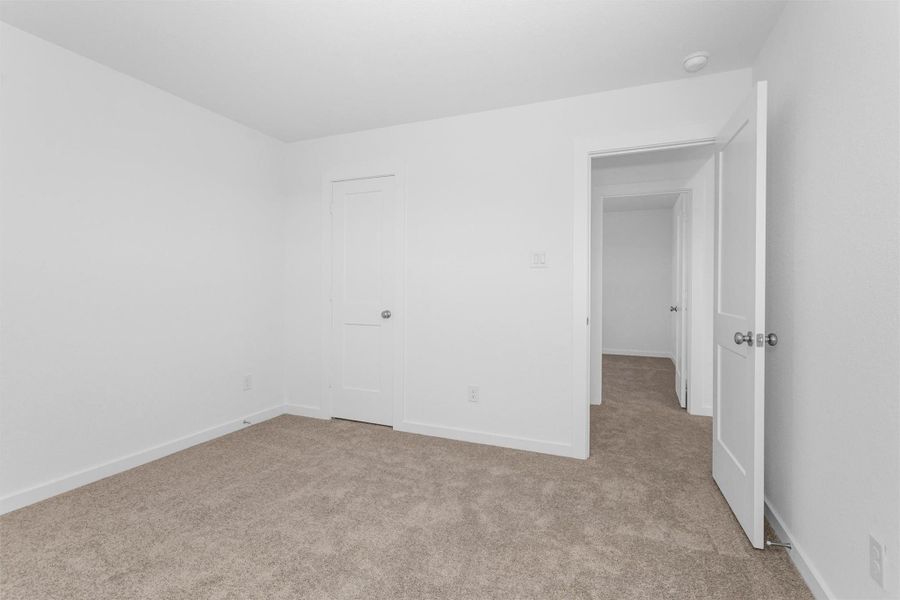 Additional view of the upstairs secondary bedroom.