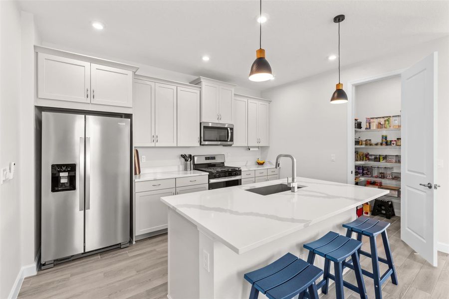 Furnished interior view inside a new home in , Port St. Lucie (Image 27).