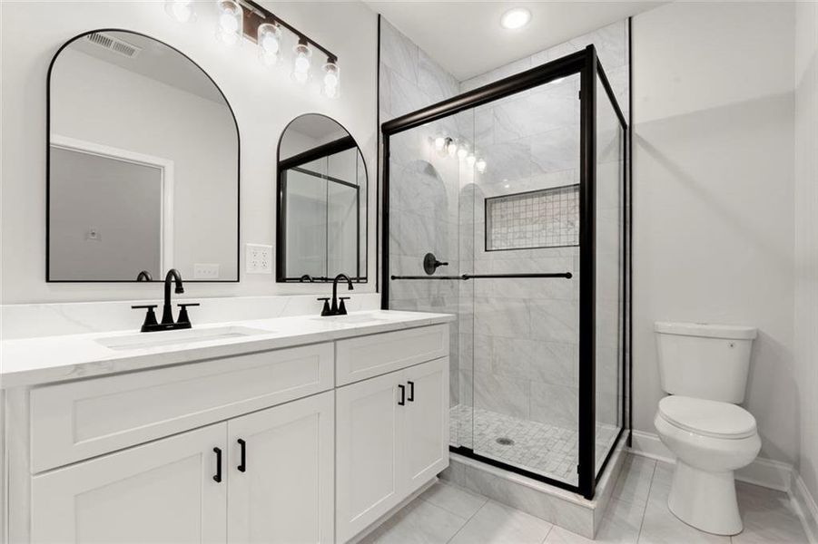 Furnished interior view inside a new home in , Stone Mountain (Image 13).