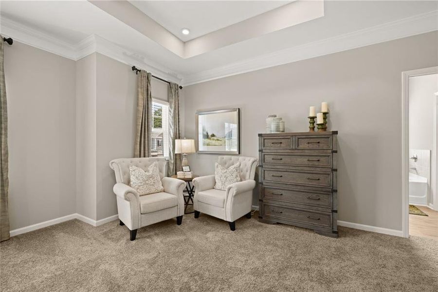 Furnished interior view inside a new home in Sanders Park, Austell (Image 40).