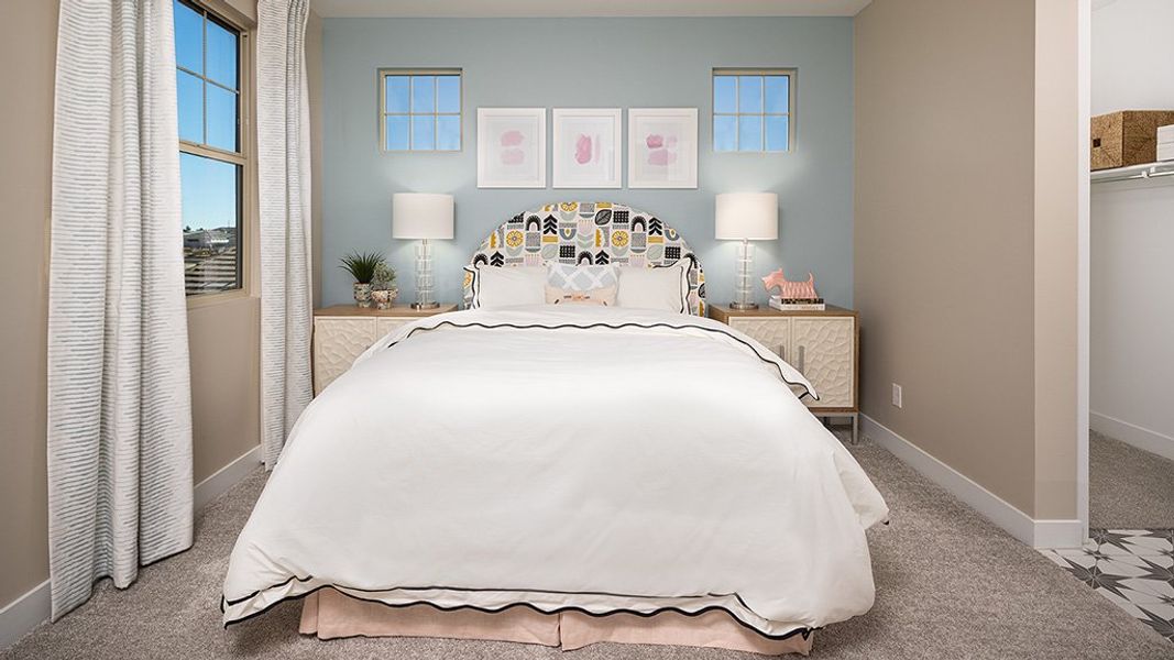 Furnished interior view inside a new home in Legado, Queen Creek (Image 16).