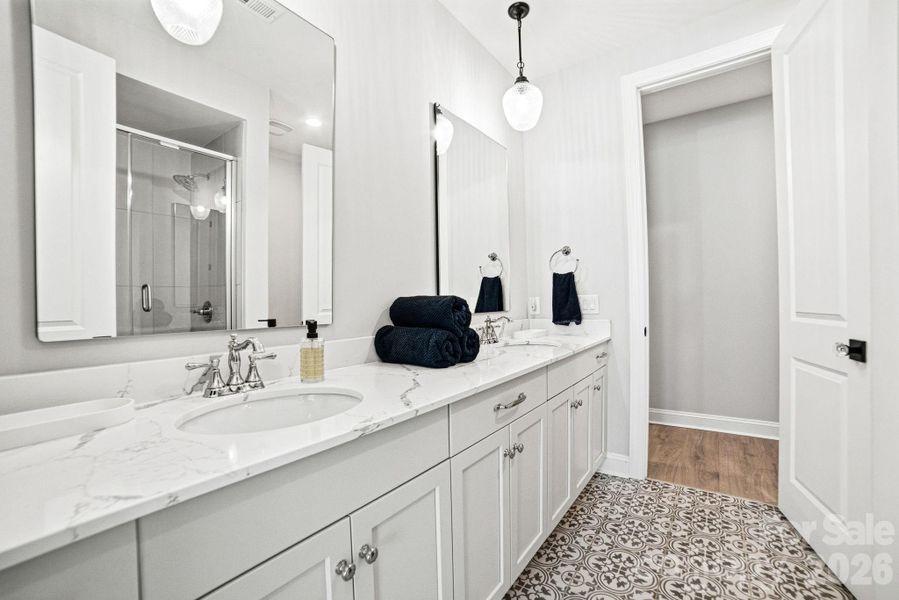 Furnished interior view inside a new home in , Huntersville (Image 38).