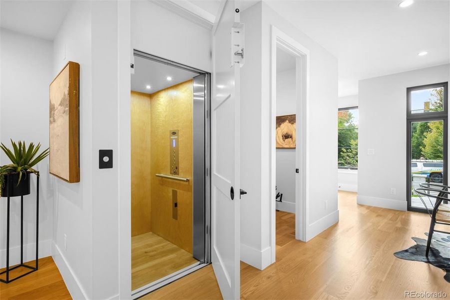 Furnished interior view inside a new home in , Denver (Image 24).