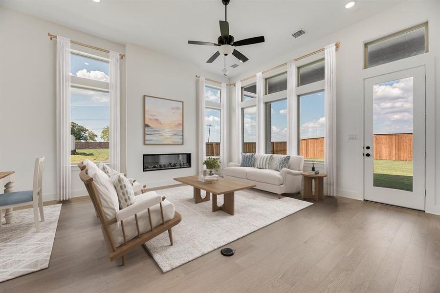 Furnished interior view inside a new home in Devonshire, Heath (Image 6).