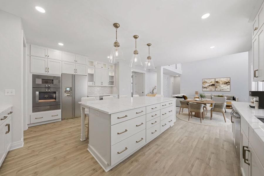 Representative furnished interior of a home built from the The Allen by Forbes Capretto Homes in Birdsong Estates, Orchard Park (Image 10).