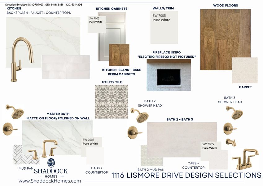 Sample of building materials used in homes in Hillside Village, Celina (Image 3).