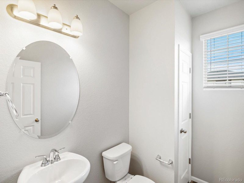 Furnished interior view inside a new home in Buffalo Highlands: The Canyon Collection, Commerce City (Image 8).