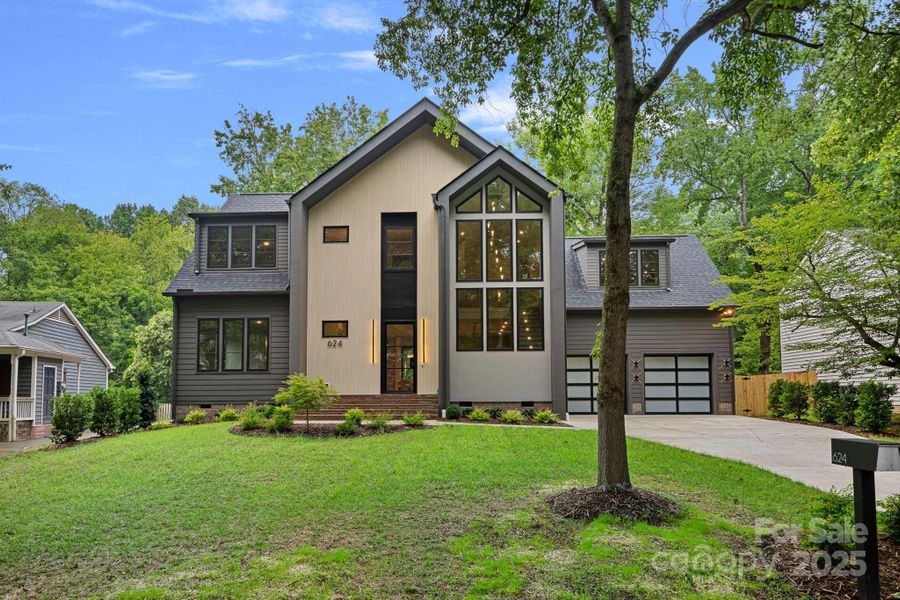 Front exterior of a new home in , Charlotte, NC, highlighting curb appeal (Image 26).