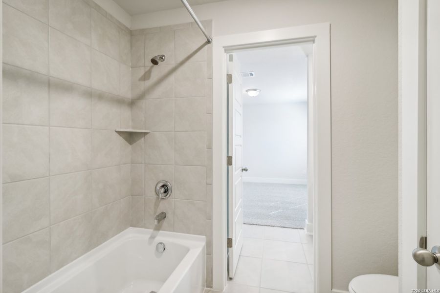 Furnished interior view inside a new home in Comanche Ridge, San Antonio (Image 6).