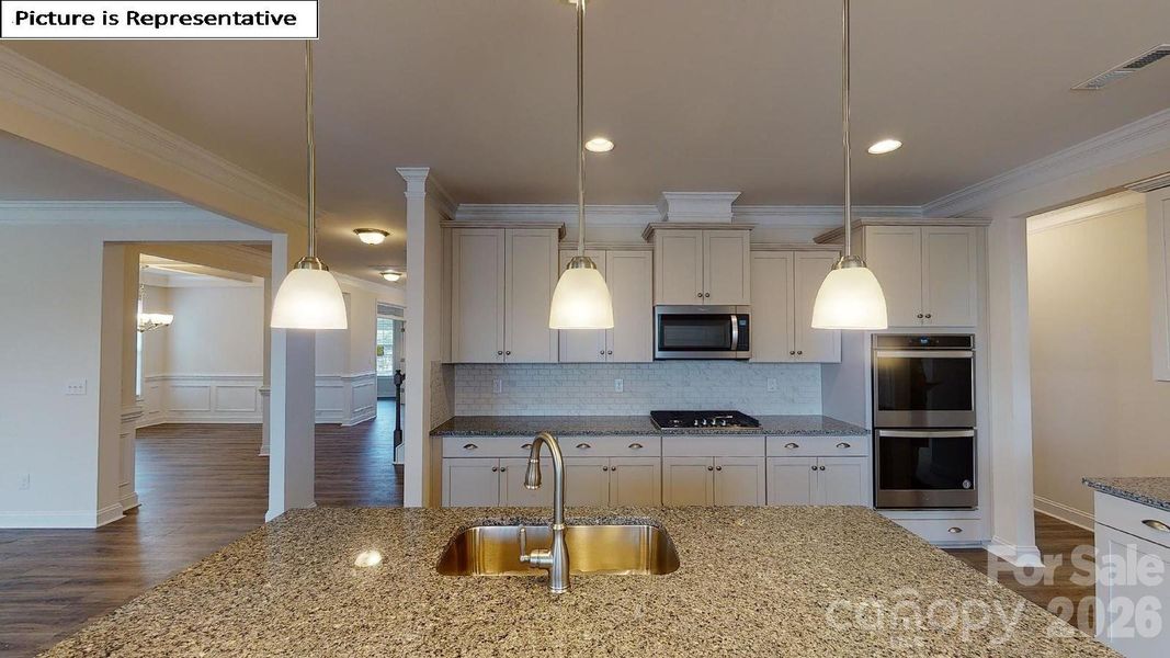 Furnished interior view inside a new home in Sylvan Creek, Denver (Image 10).