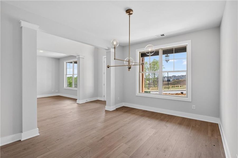 Spacious, unfurnished interior of a new home in The Manor at Gainesville Township, Gainesville (Image 20). Spacious, unfurnished interior of a new home in The Manor at Gainesville Township, Gainesville (Image 20).