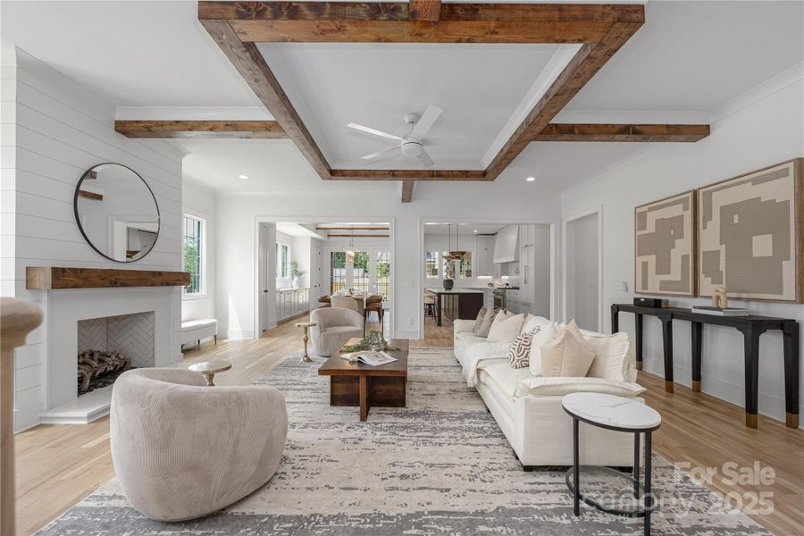 Furnished interior view inside a new home in , Charlotte (Image 4).