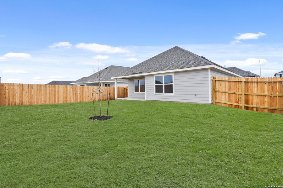 Exterior details and patio area of a home in Swenson Heights, Seguin (Image 2). Exterior details and patio area of a home in Swenson Heights, Seguin (Image 2).