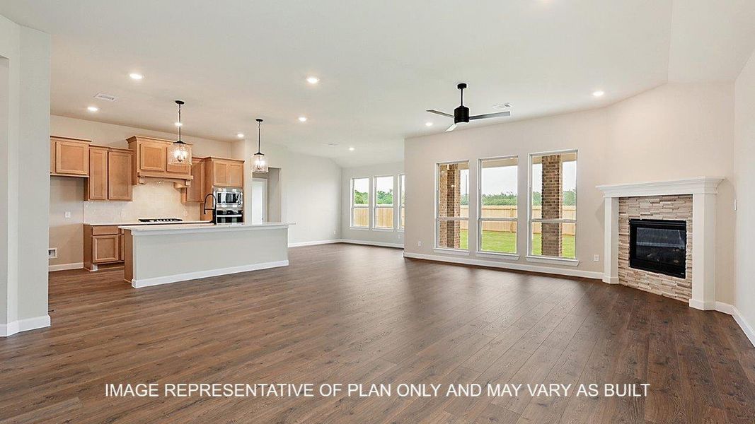 Spacious, unfurnished interior of a new home in Wellborn Settlement, College Station (Image 12).