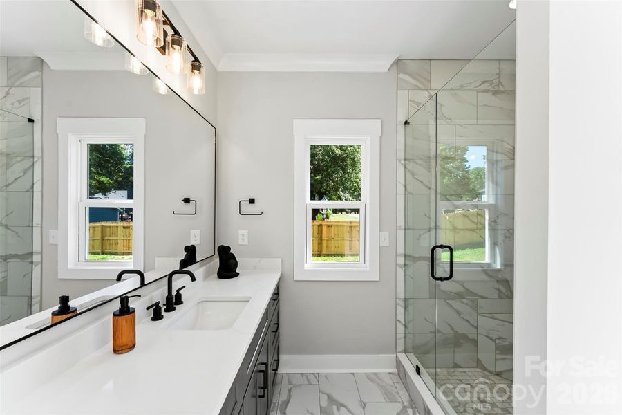 Furnished interior view inside a new home in , York (Image 33).