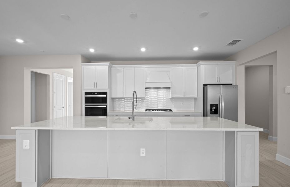 Furnished interior view inside a new home in Del Webb Oak Creek, North Fort Myers (Image 11).