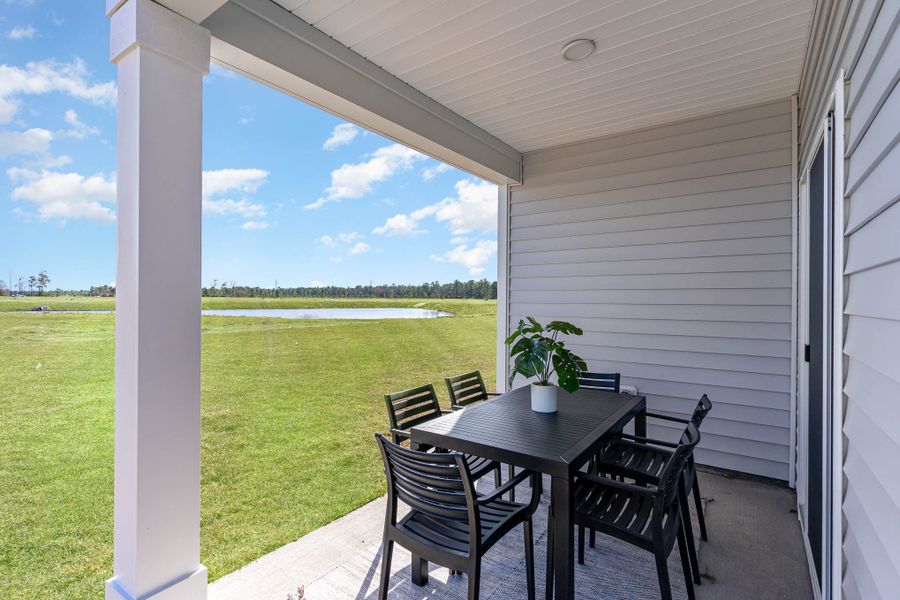 Representative furnished interior of a home built from the CALI by D.R. Horton in Kingston Bay, Conway (Image 4).