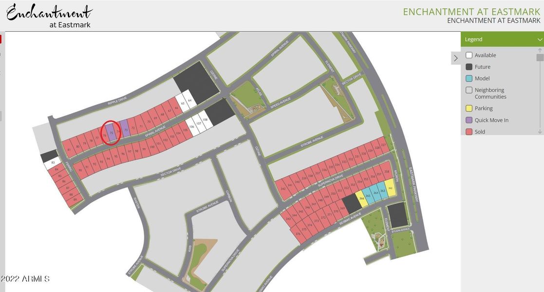 ENC 75 map