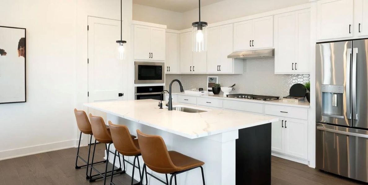 Furnished interior view inside a new home in Novel, Austin (Image 4).