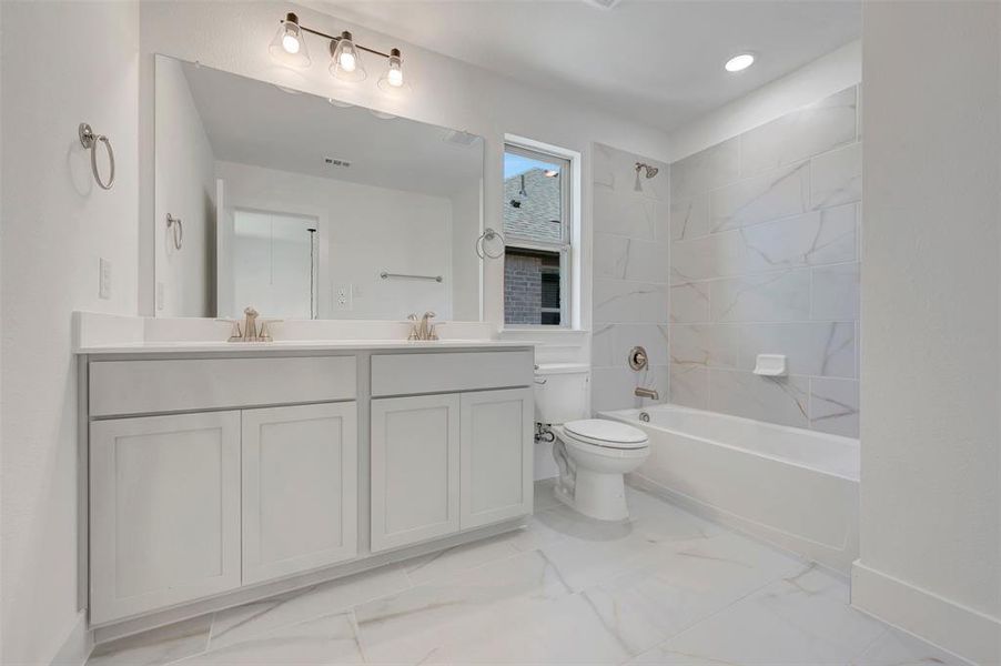 Furnished interior view inside a new home in Chaparral Park, Oak Point (Image 8).