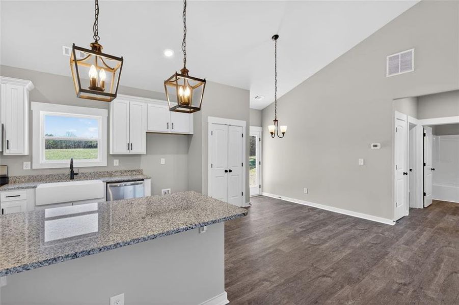 Furnished interior view inside a new home in , Buchanan (Image 5).