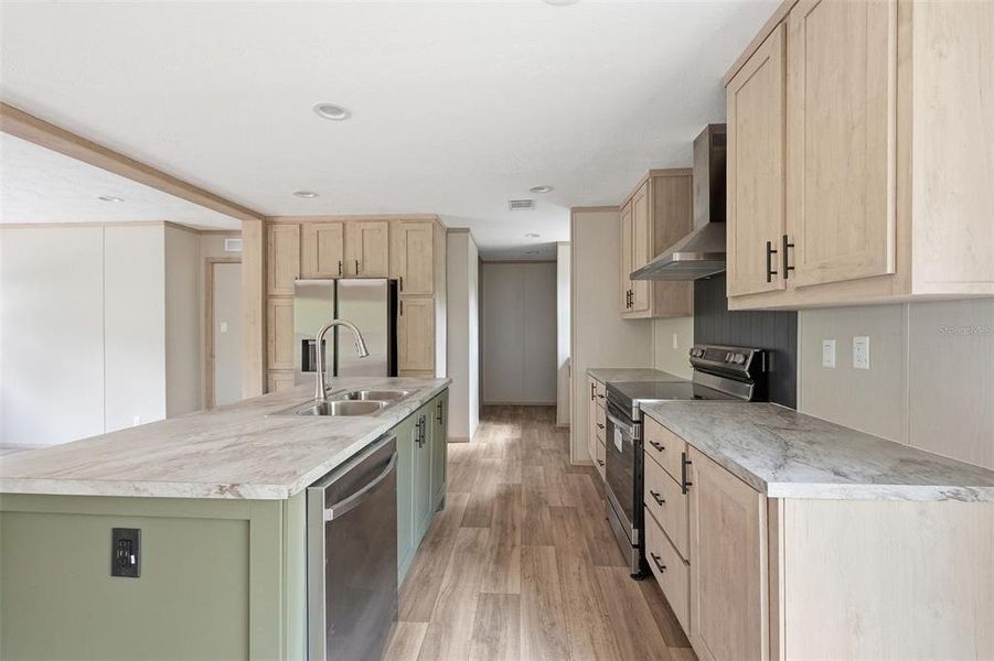 Furnished interior view inside a new home in , Williston (Image 9).