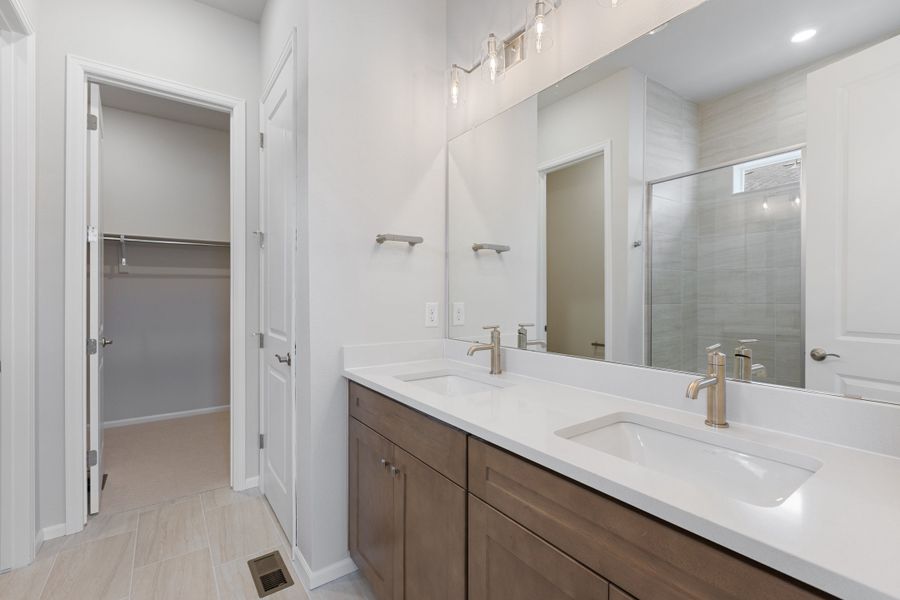 Furnished interior view inside a new home in The Manors Collection at Golden Overlook, Lakewood (Image 7).