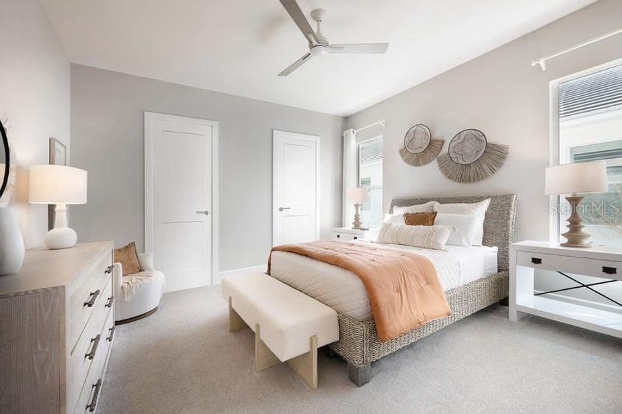 Furnished interior view inside a new home in , Orlando (Image 18).