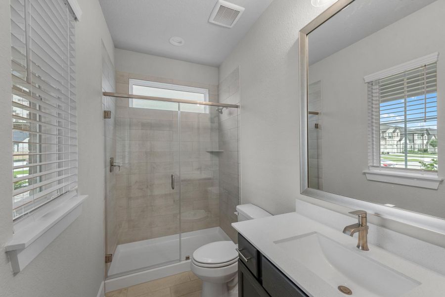 Furnished interior view inside a new home in Morton Creek Ranch, Katy (Image 9).