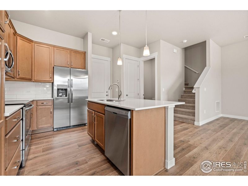 Furnished interior view inside a new home in The Lakes at Centerra - Discovery, Loveland (Image 5).